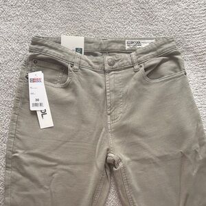 32 Degrees Men's Olive Slim Straight Jeans